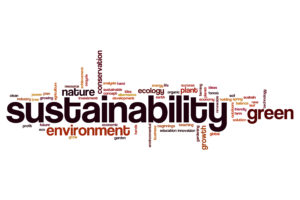 Sustainability word cloud